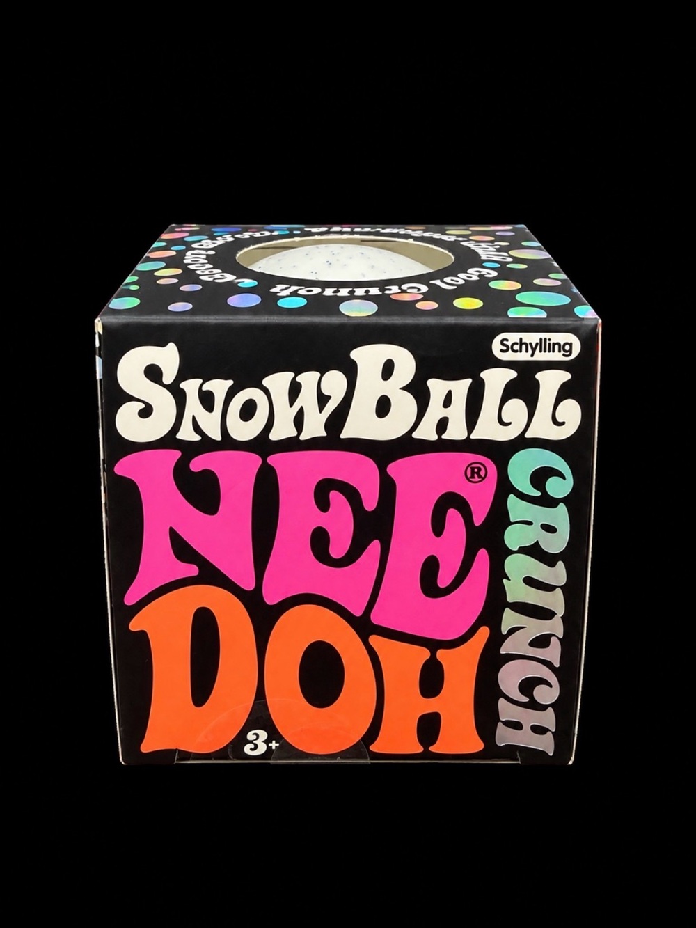*NWB** ❄️🤍 Schylling SnowBall NeeDoh Crunch Squishy 🤍❄️